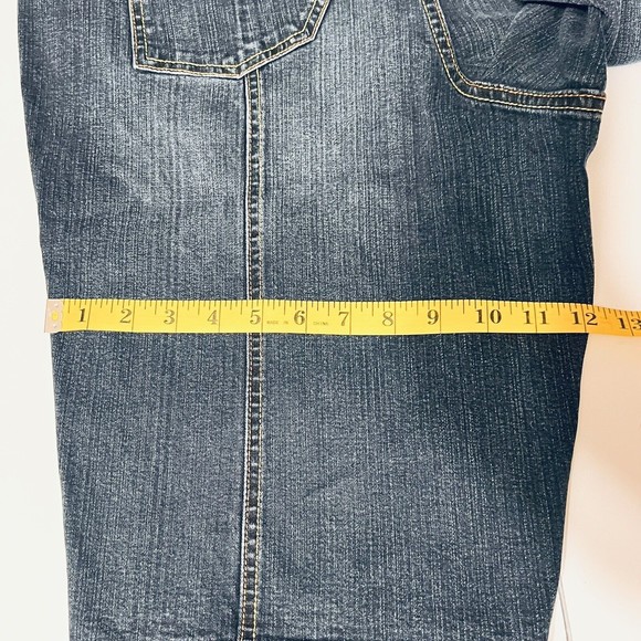 Venezia women's denim cotton pockets decorative seams Bermuda shorts 18/16 pics - Picture 9 of 16